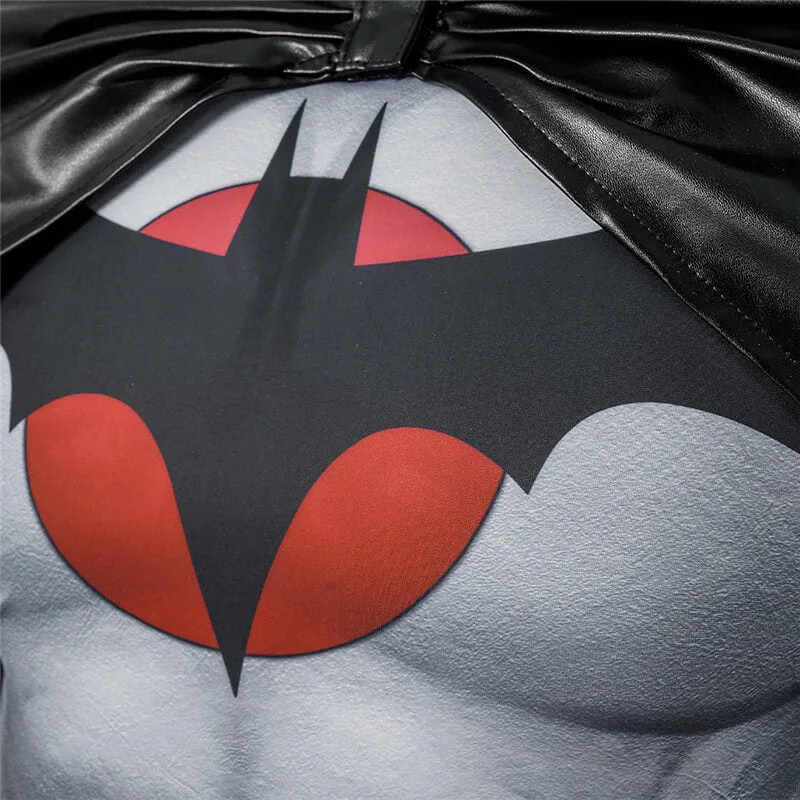 2023 Thomas Wayne Batman Costume Flashpoint Batman Bodysuit with Cloak