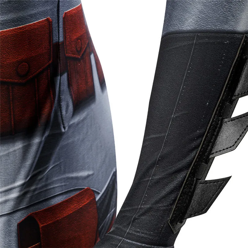2023 Thomas Wayne Batman Costume Flashpoint Batman Bodysuit with Cloak