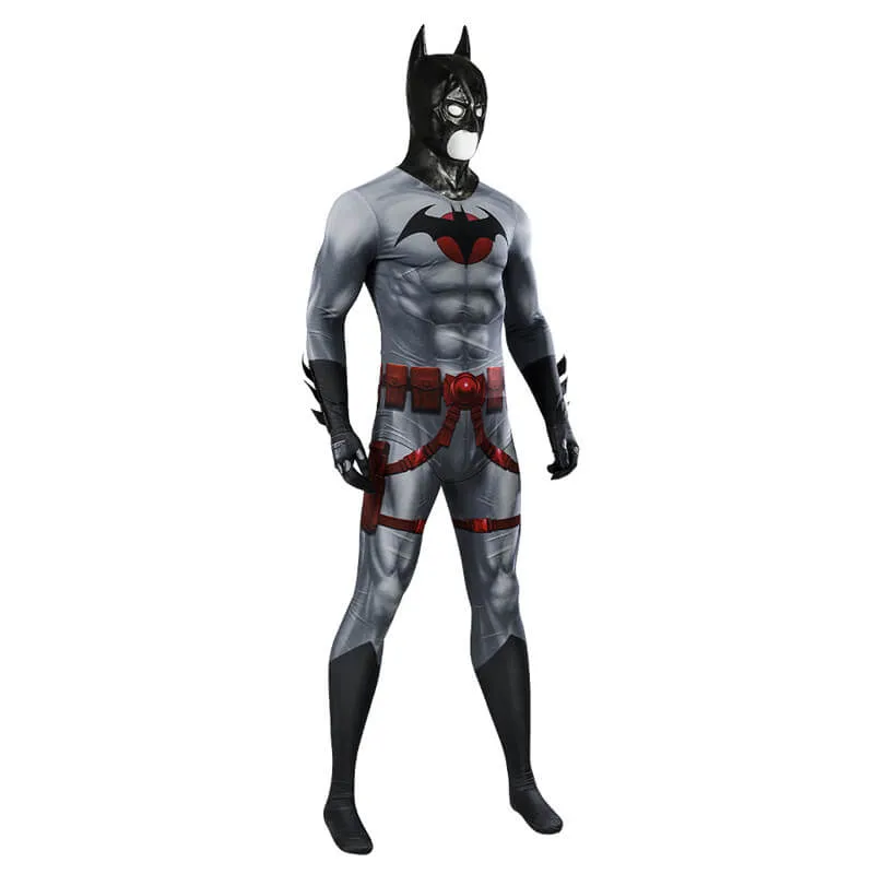 2023 Thomas Wayne Batman Costume Flashpoint Batman Bodysuit with Cloak