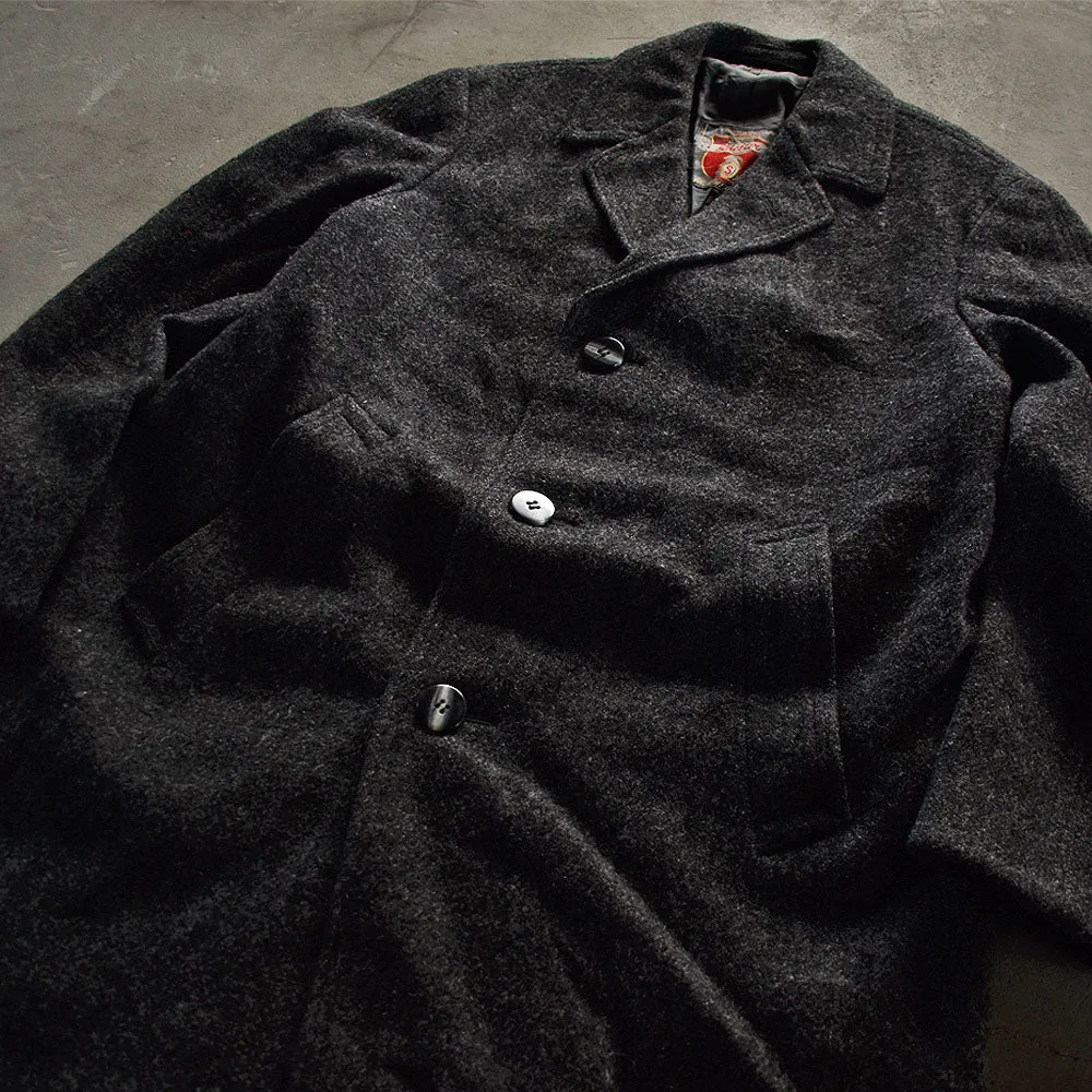 90's　HARRIS TWEED/ハリスツイード ロング ウールチェスターコート　230113