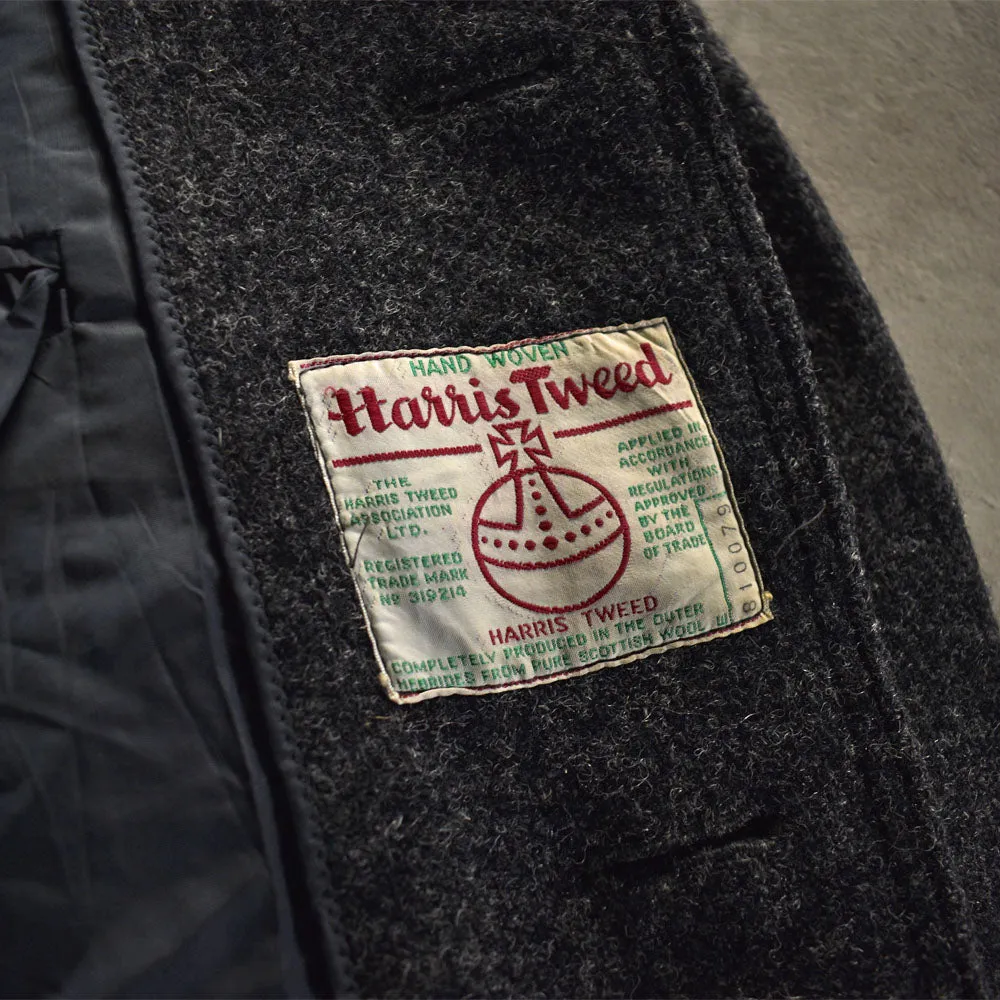 90's　HARRIS TWEED/ハリスツイード ロング ウールチェスターコート　230113