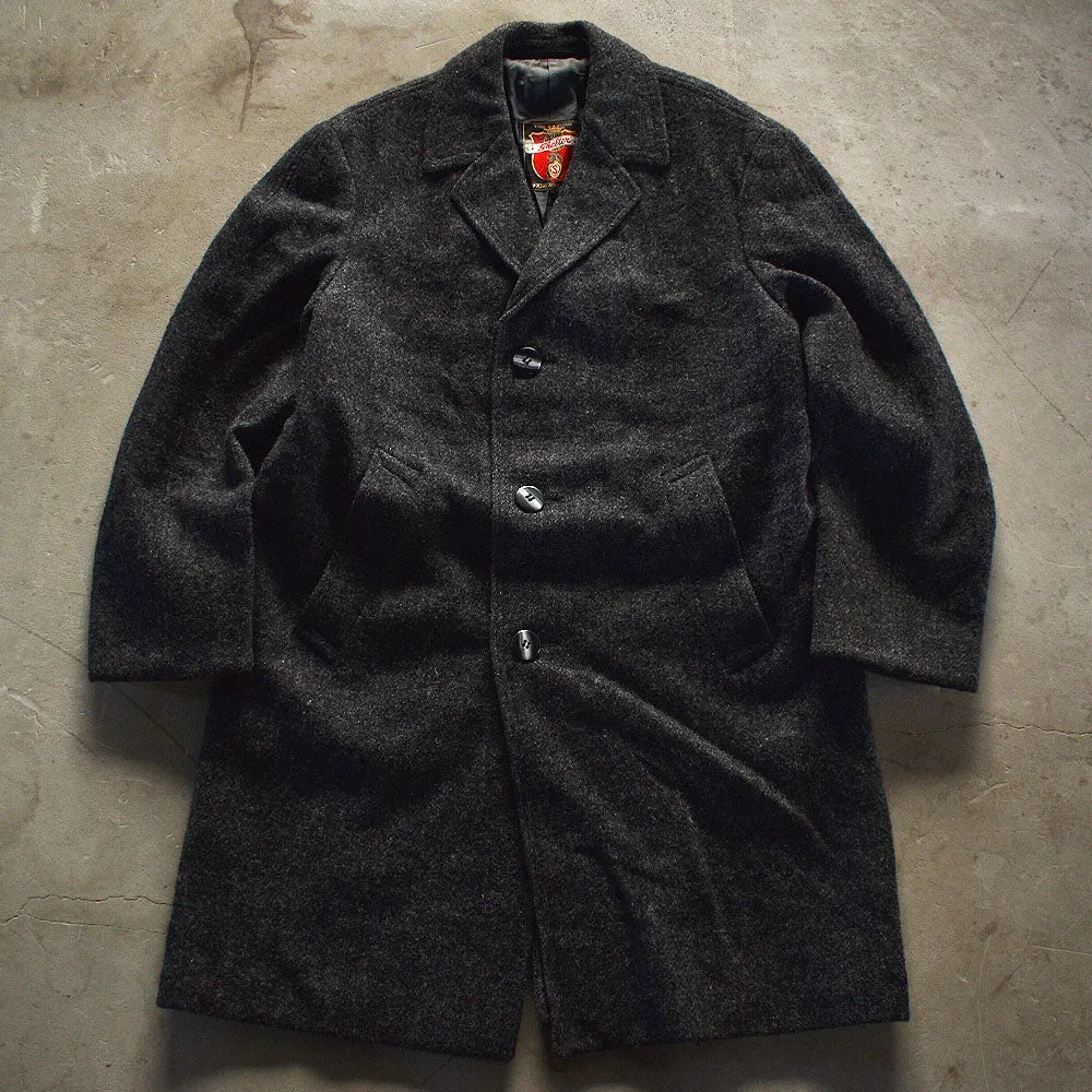 90's　HARRIS TWEED/ハリスツイード ロング ウールチェスターコート　230113