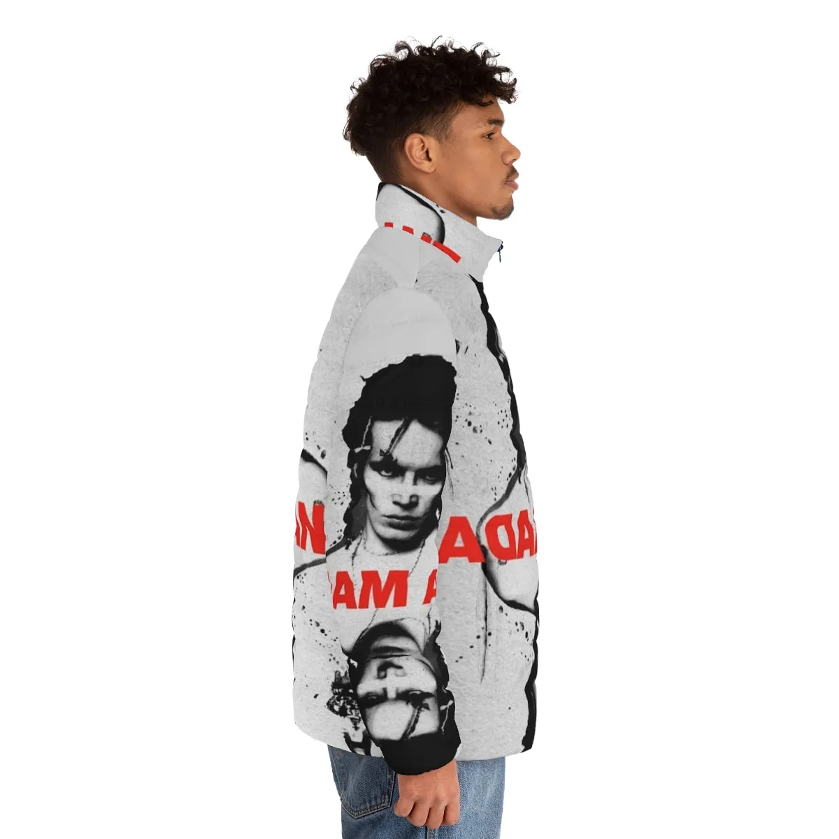 Ace of Ants Adam Ant Inspired 80s Punk Puffer Jacket