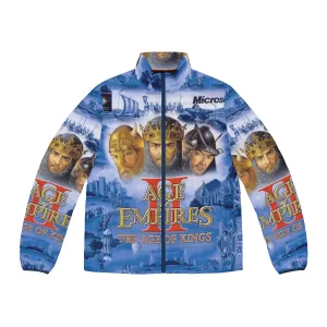 Age of Empires Joke Puffer Jacket - Gamer Humor and Apparel