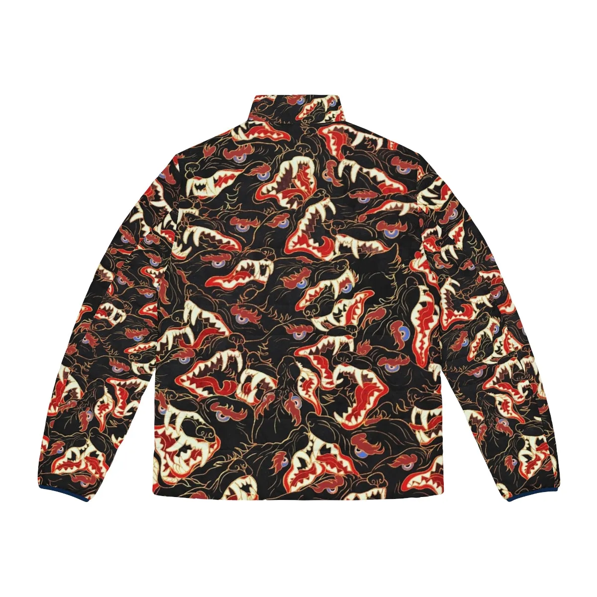 Ahamkara Puffer Jacket: Embrace the Fierce Canine Spirit