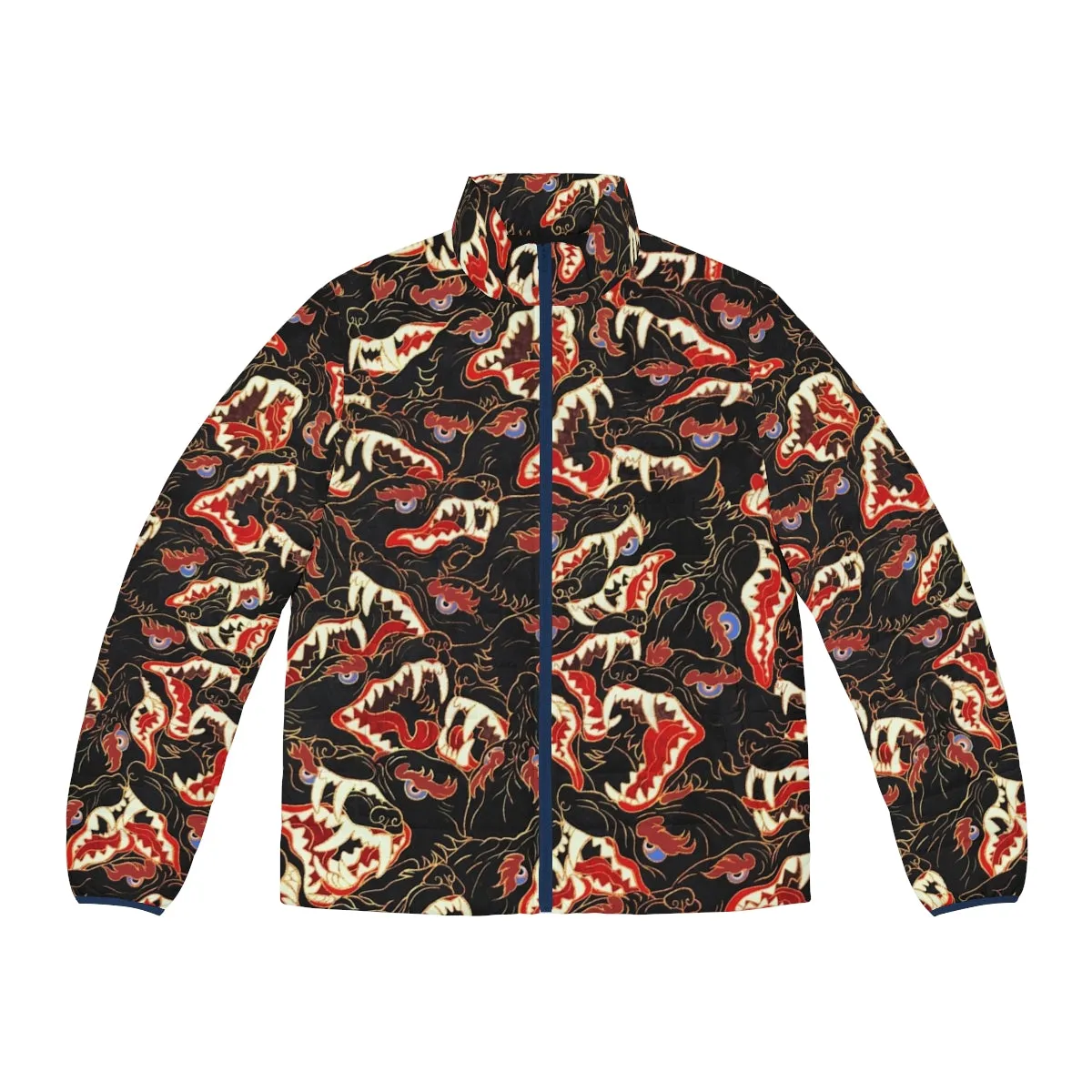 Ahamkara Puffer Jacket: Embrace the Fierce Canine Spirit
