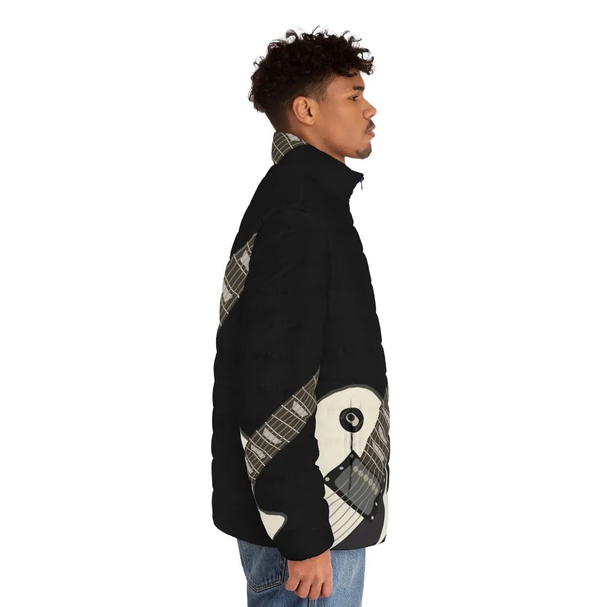 Air Guitar Puffer Jacket: Stay Warm and Rock On
