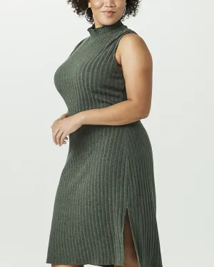 Amelia Sweater Dress | Olive Green