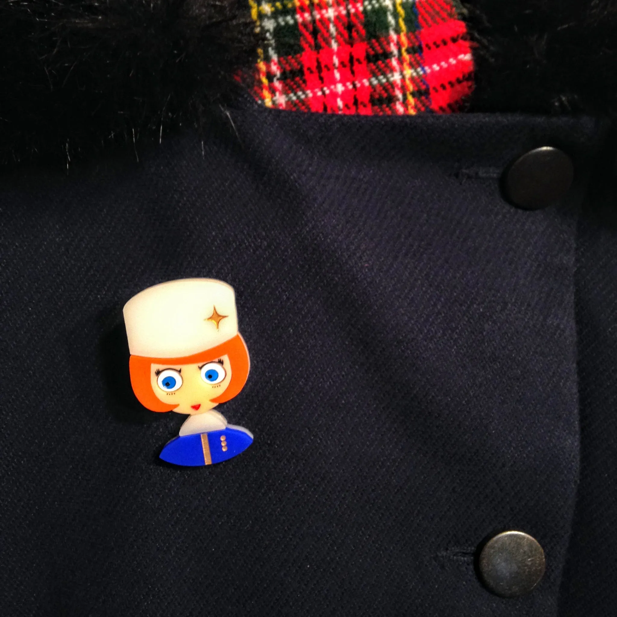 ANA Acrylic Brooch