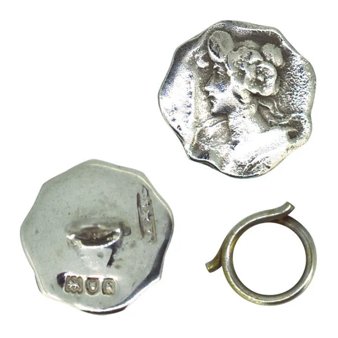 Art Nouveau Dress Shirt Buttons