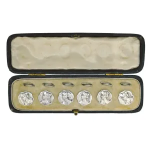 Art Nouveau Dress Shirt Buttons