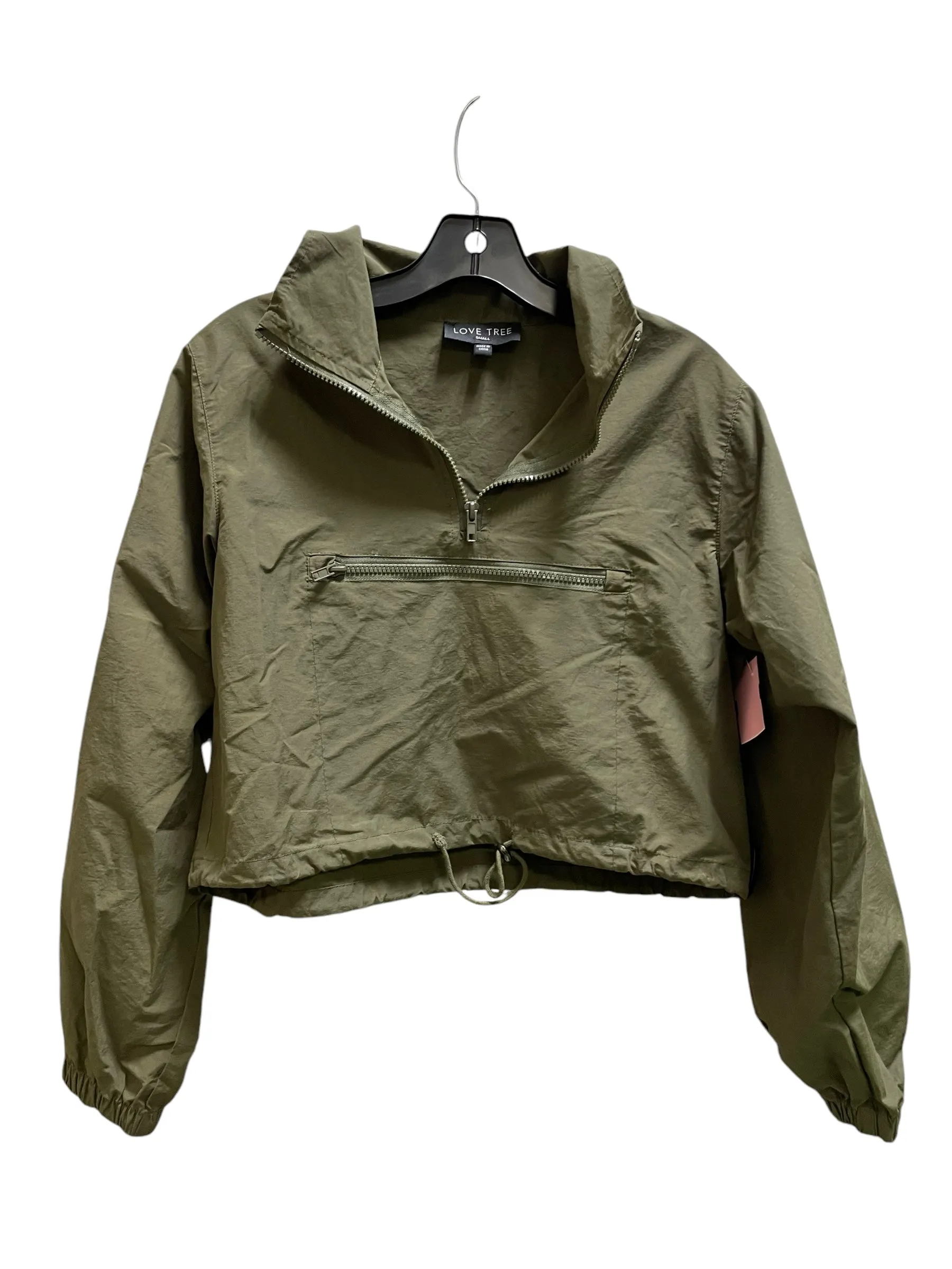 Athletic Jacket By Love Tree In Green, Size: S