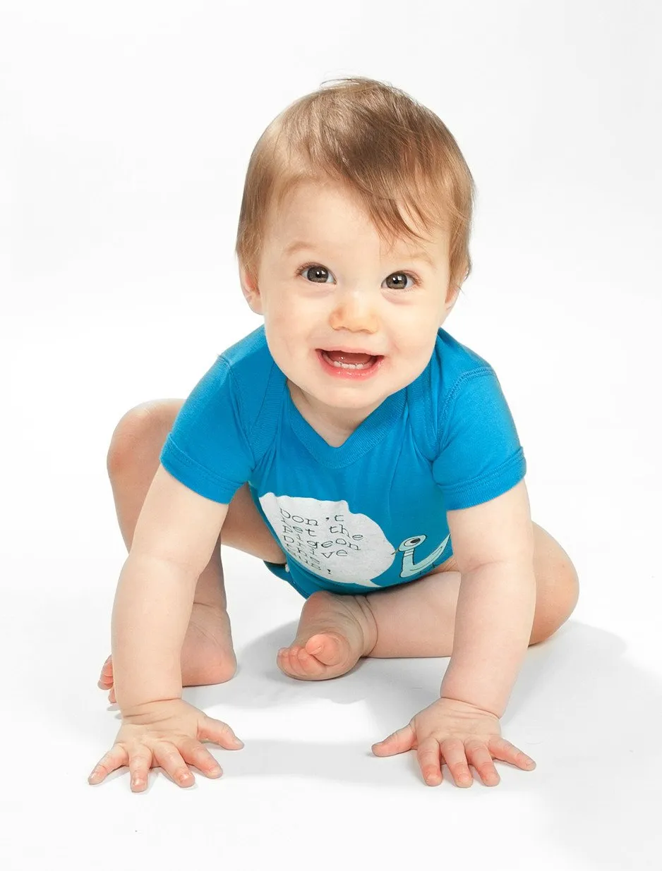 Baby Don't Let the Pigeon Drive the Bus bodysuit