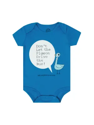 Baby Don't Let the Pigeon Drive the Bus bodysuit