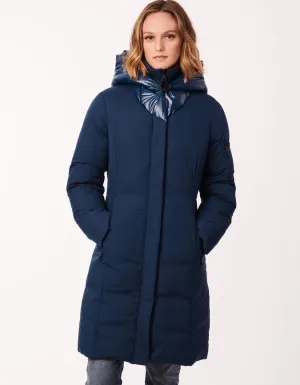Bernardo Stretch Heavy Puffer with Shiny Hood Teal