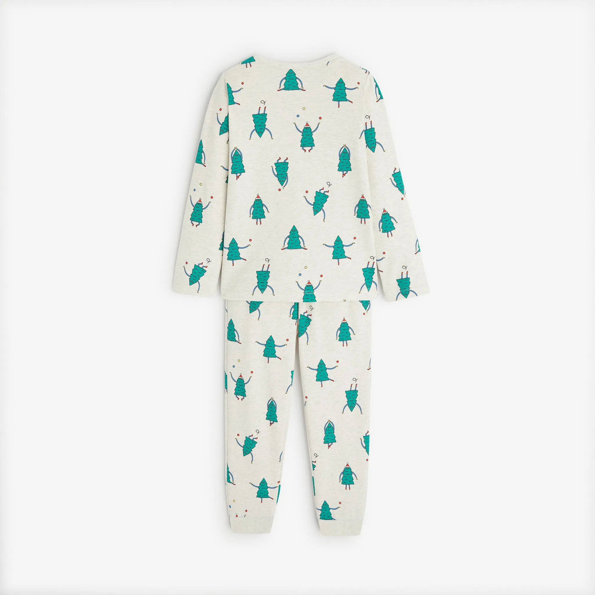 Boys' heather grey pajama set