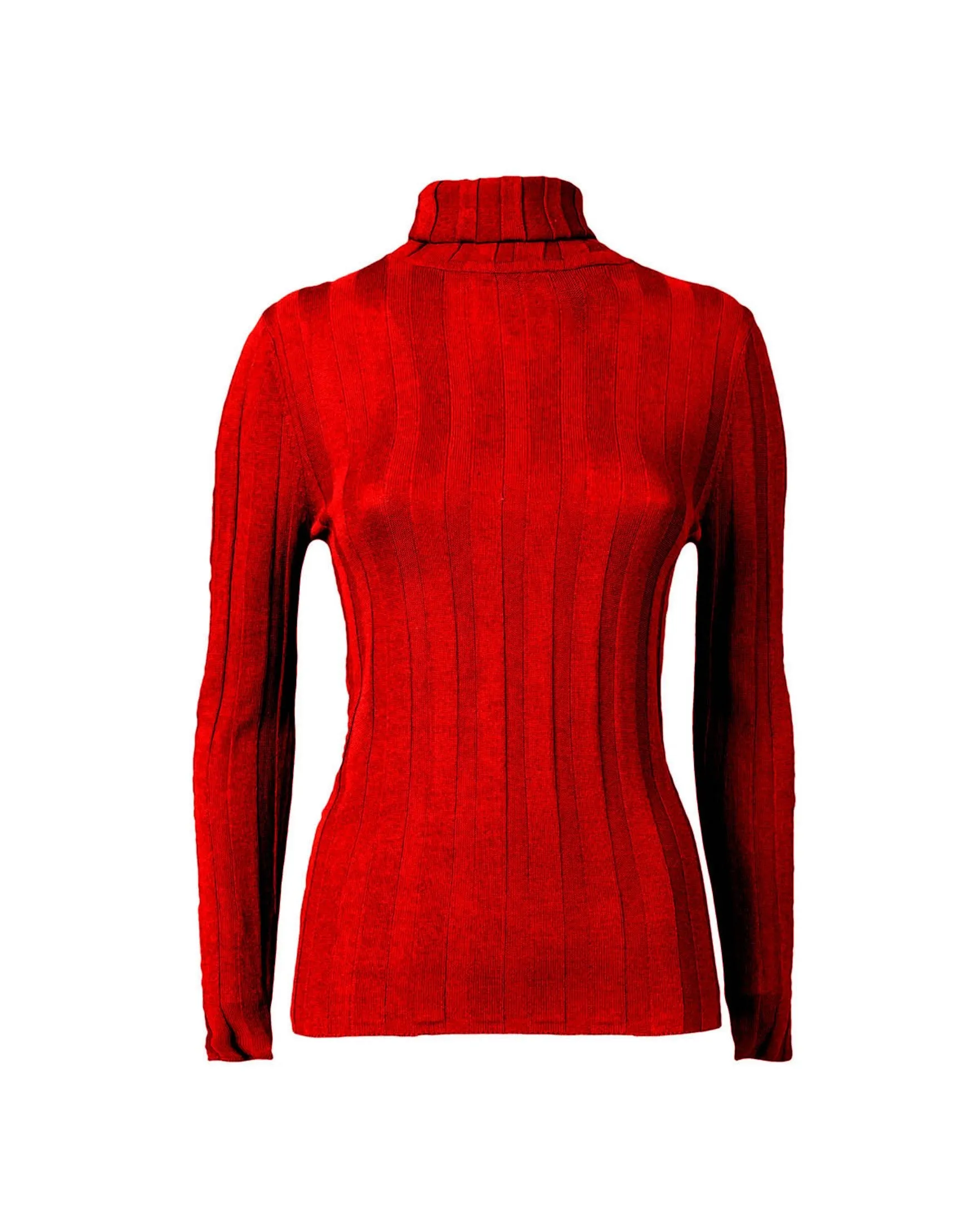 Braid turtleneck sweater