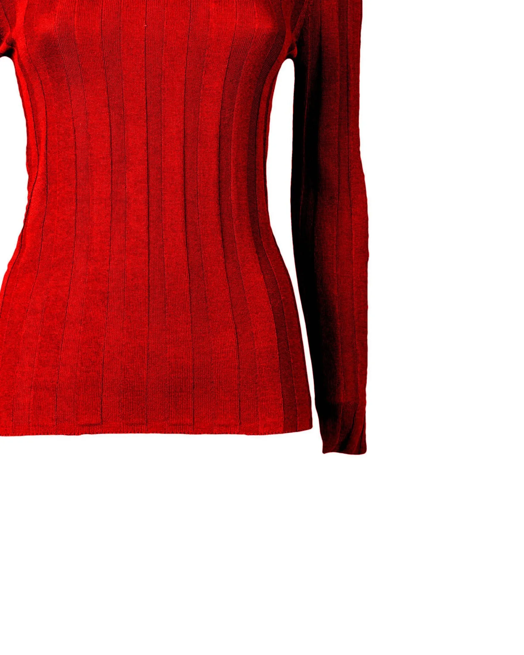 Braid turtleneck sweater
