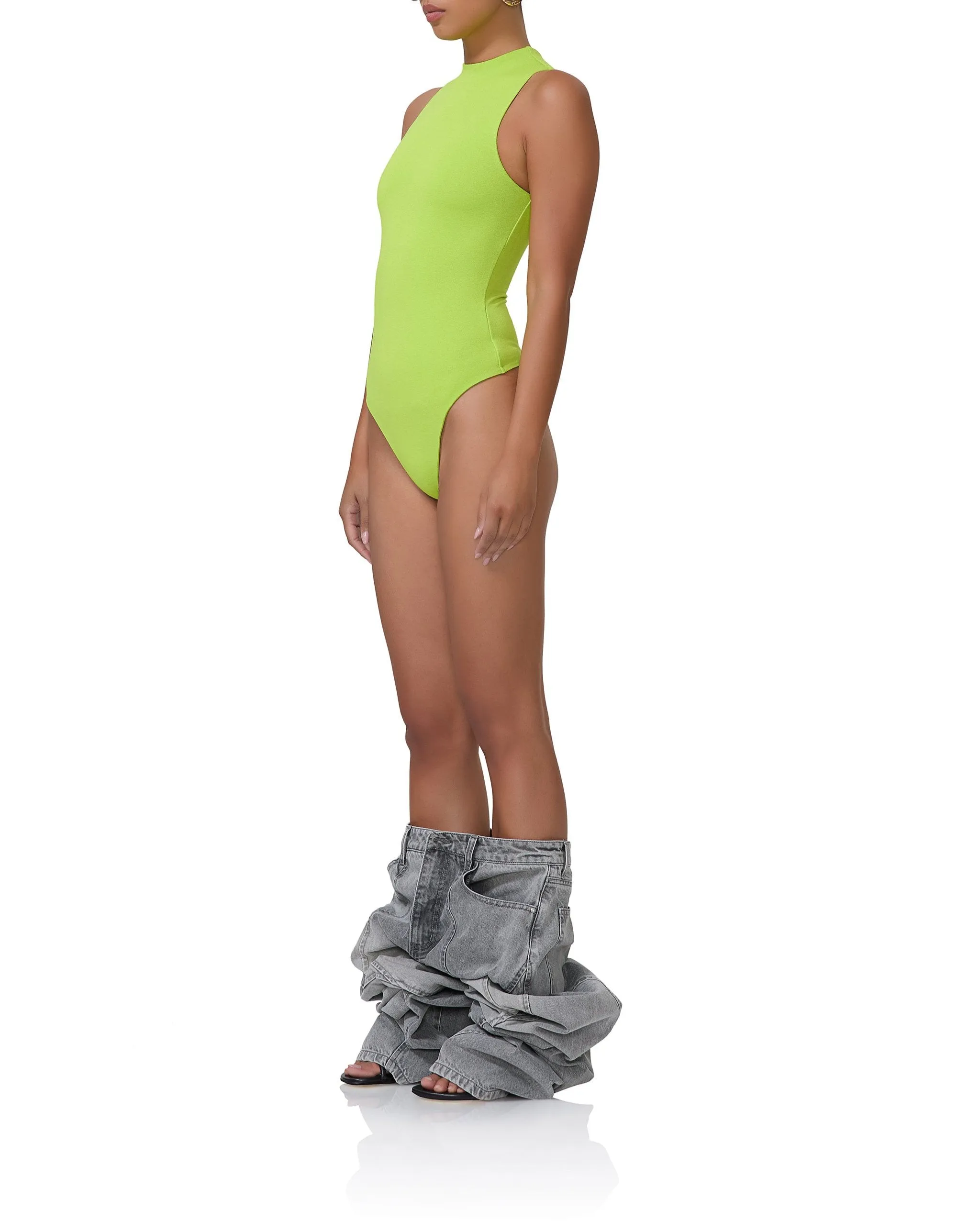 Cami Bodysuit - Lime Punch