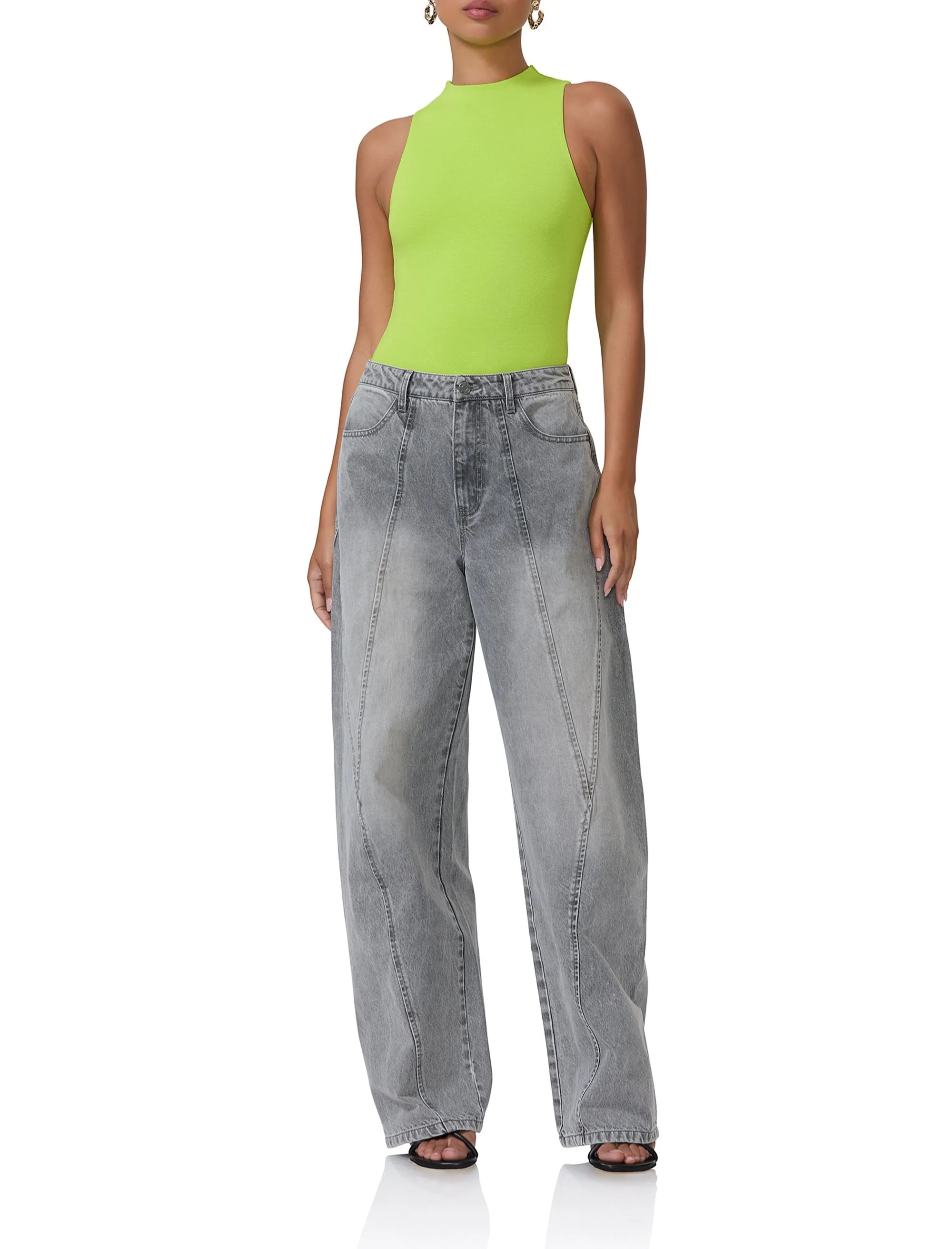 Cami Bodysuit - Lime Punch