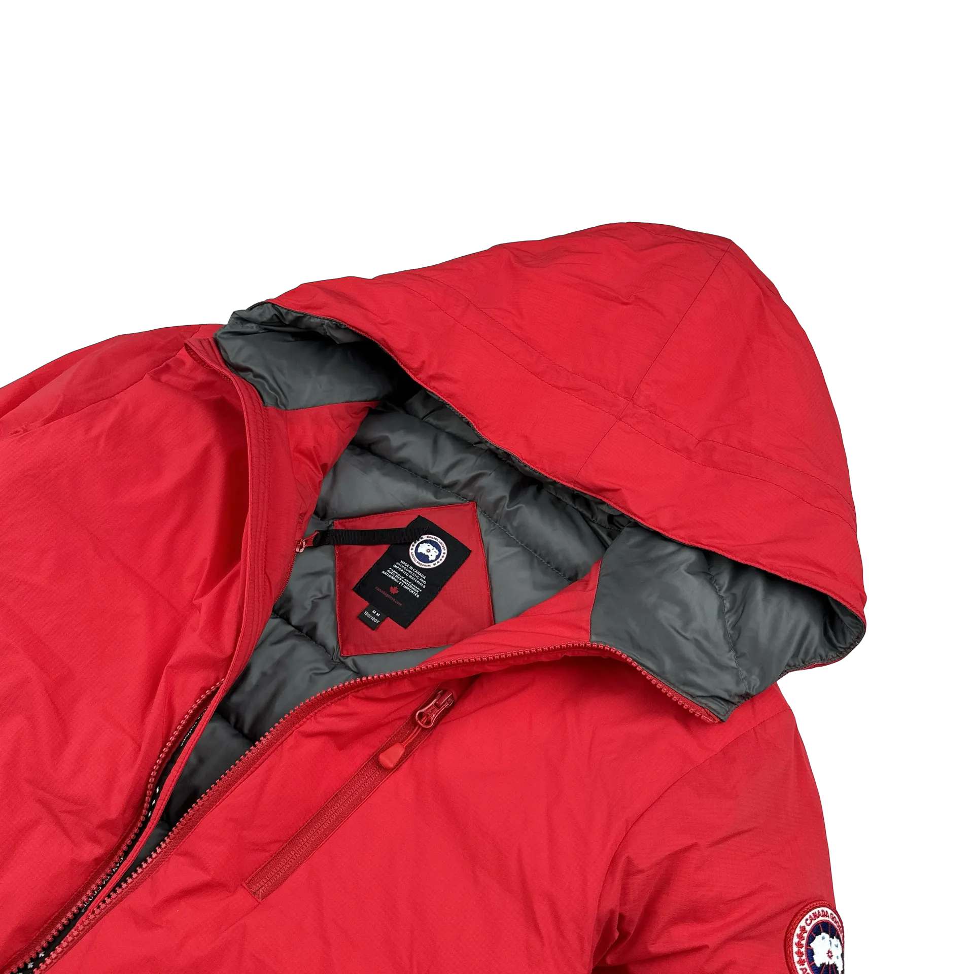 Canada Goose Red Premium Down Lodge Puffer Jacket - Medium