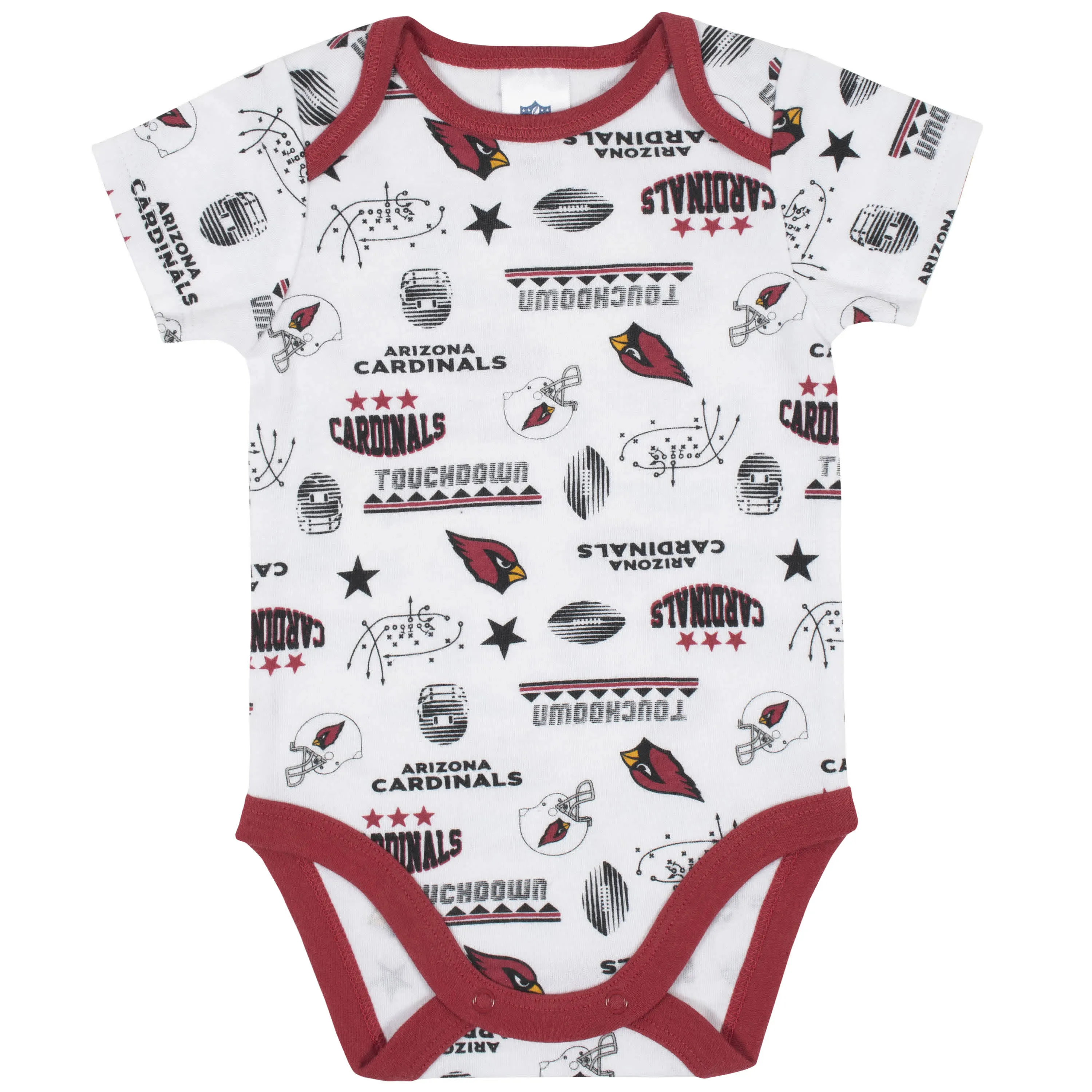 Cardinals Baby Boys 3-Piece Bodysuit, Bib, and Cap Set