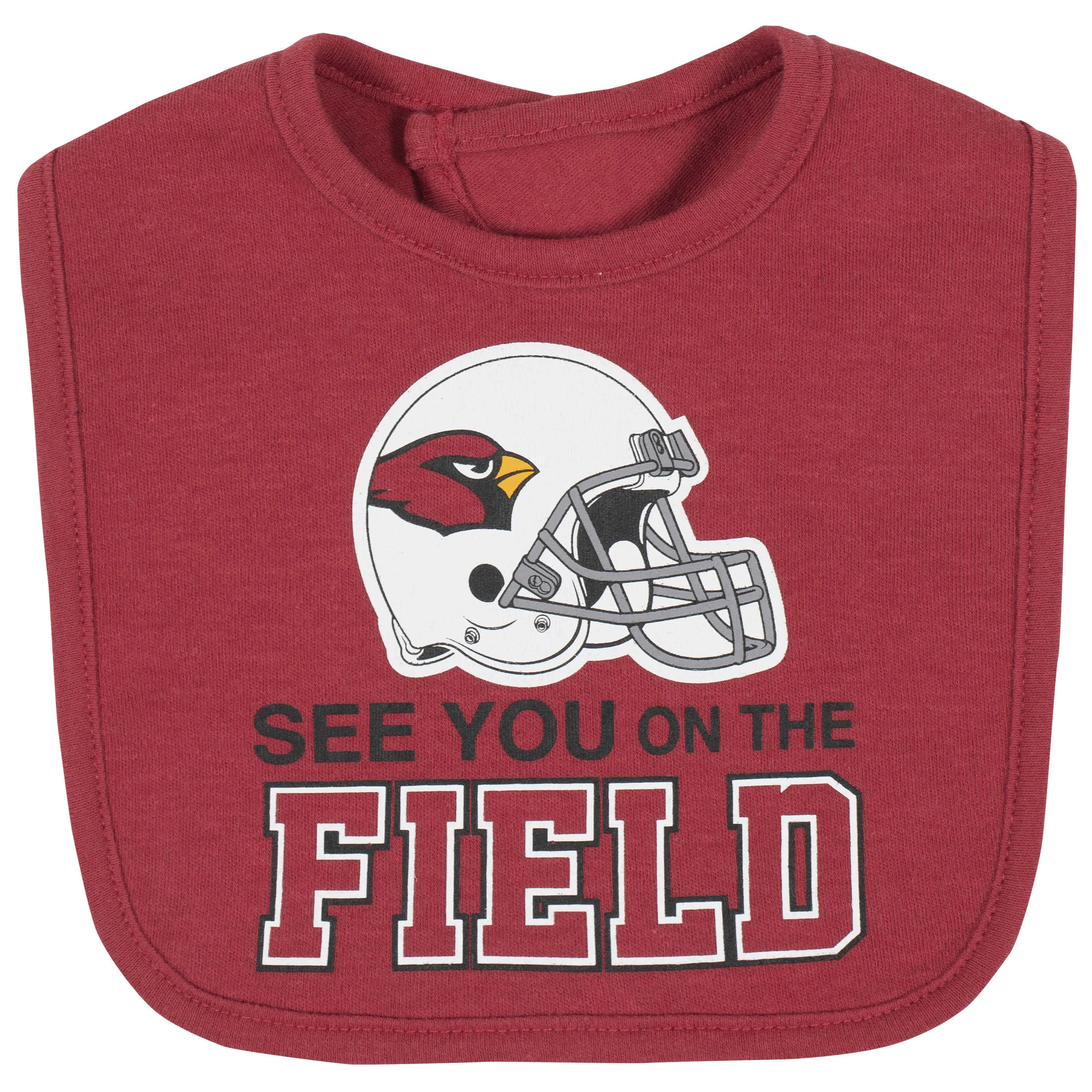 Cardinals Baby Boys 3-Piece Bodysuit, Bib, and Cap Set