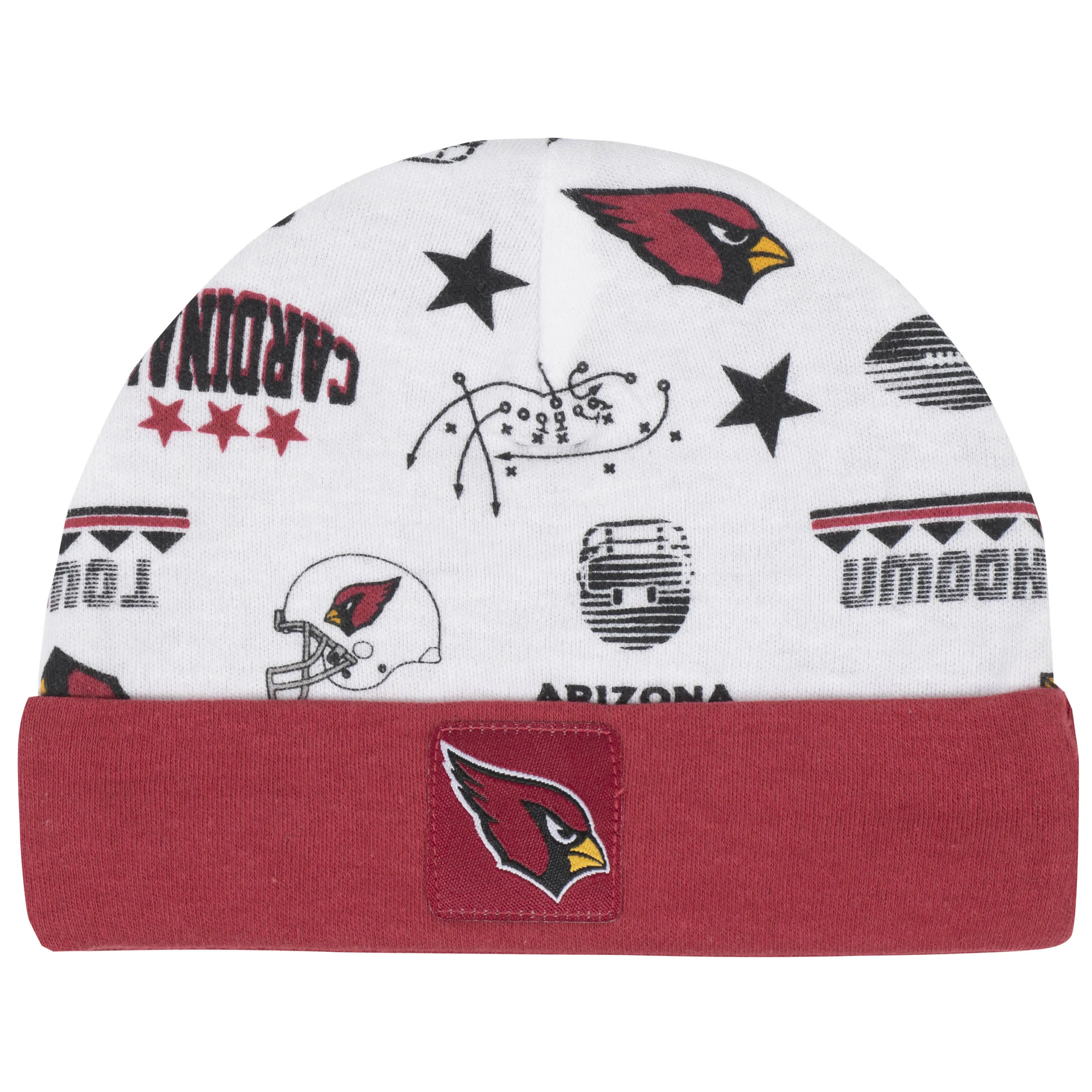 Cardinals Baby Boys 3-Piece Bodysuit, Bib, and Cap Set