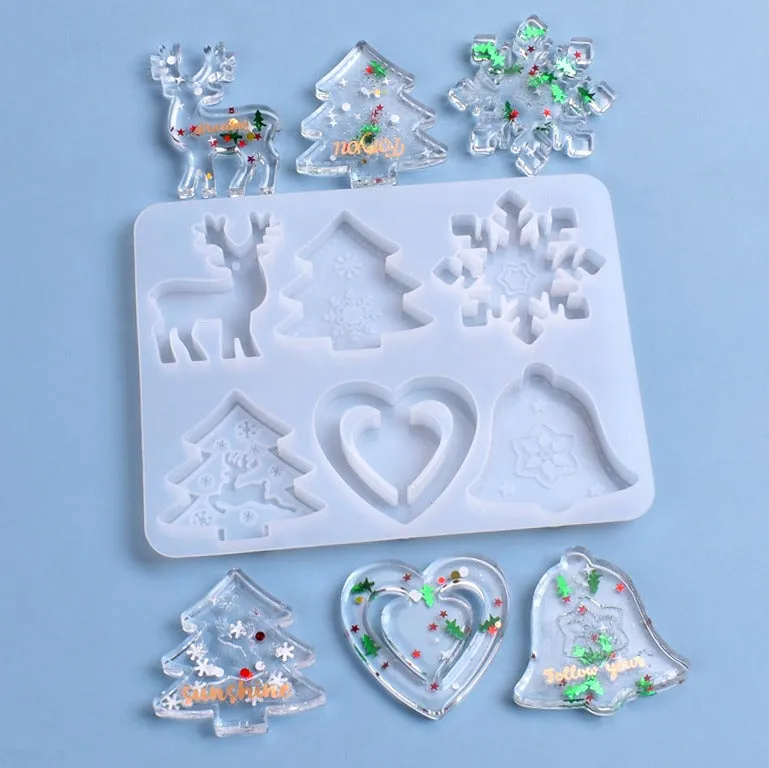Christmas Ornament Silicone Resin Mold