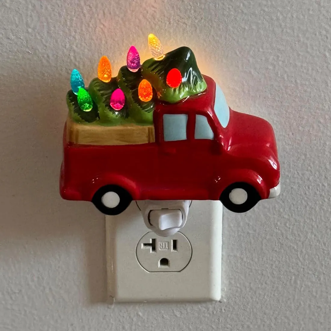 Christmas Tree in a Truck Night Light