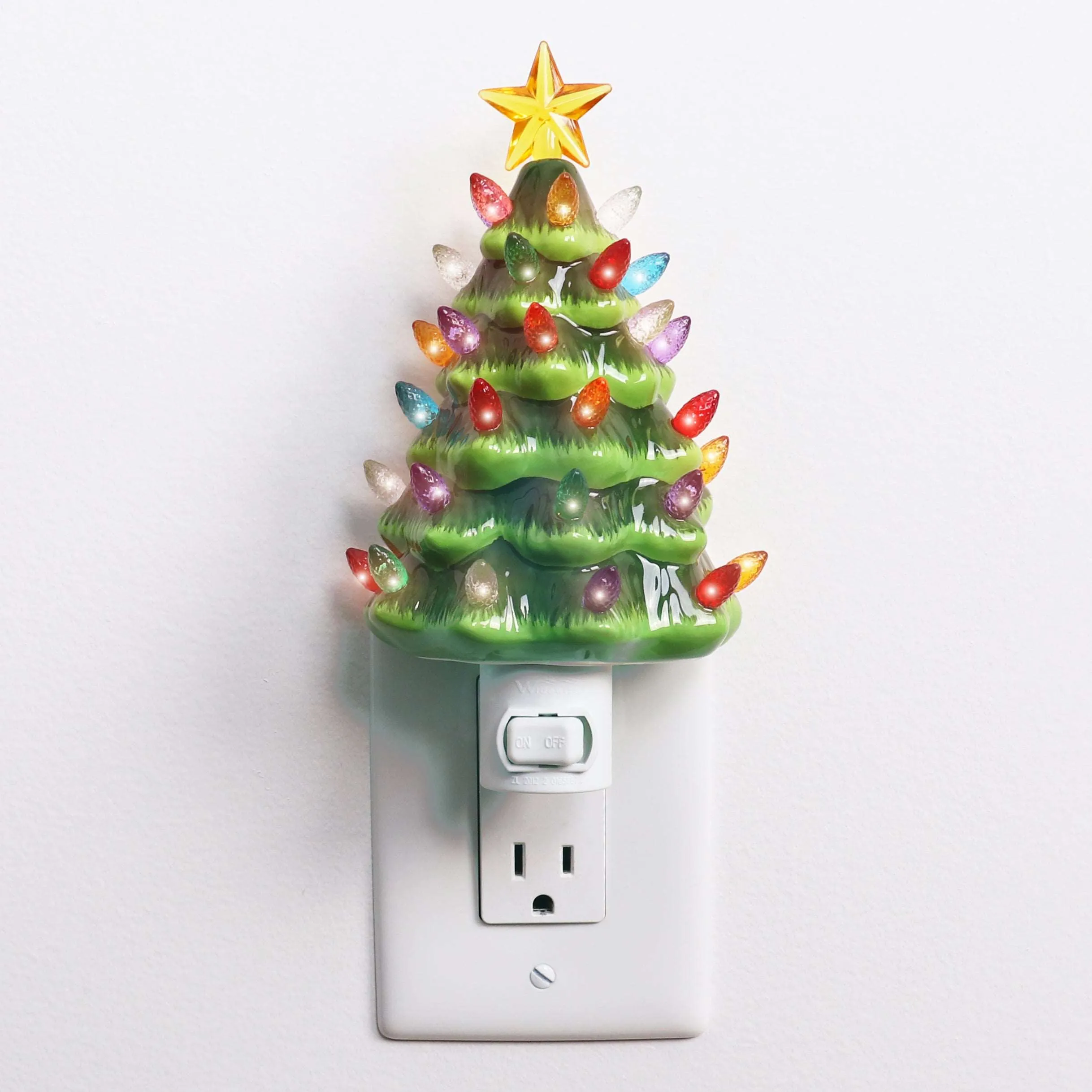 Christmas Tree Night Light - Green