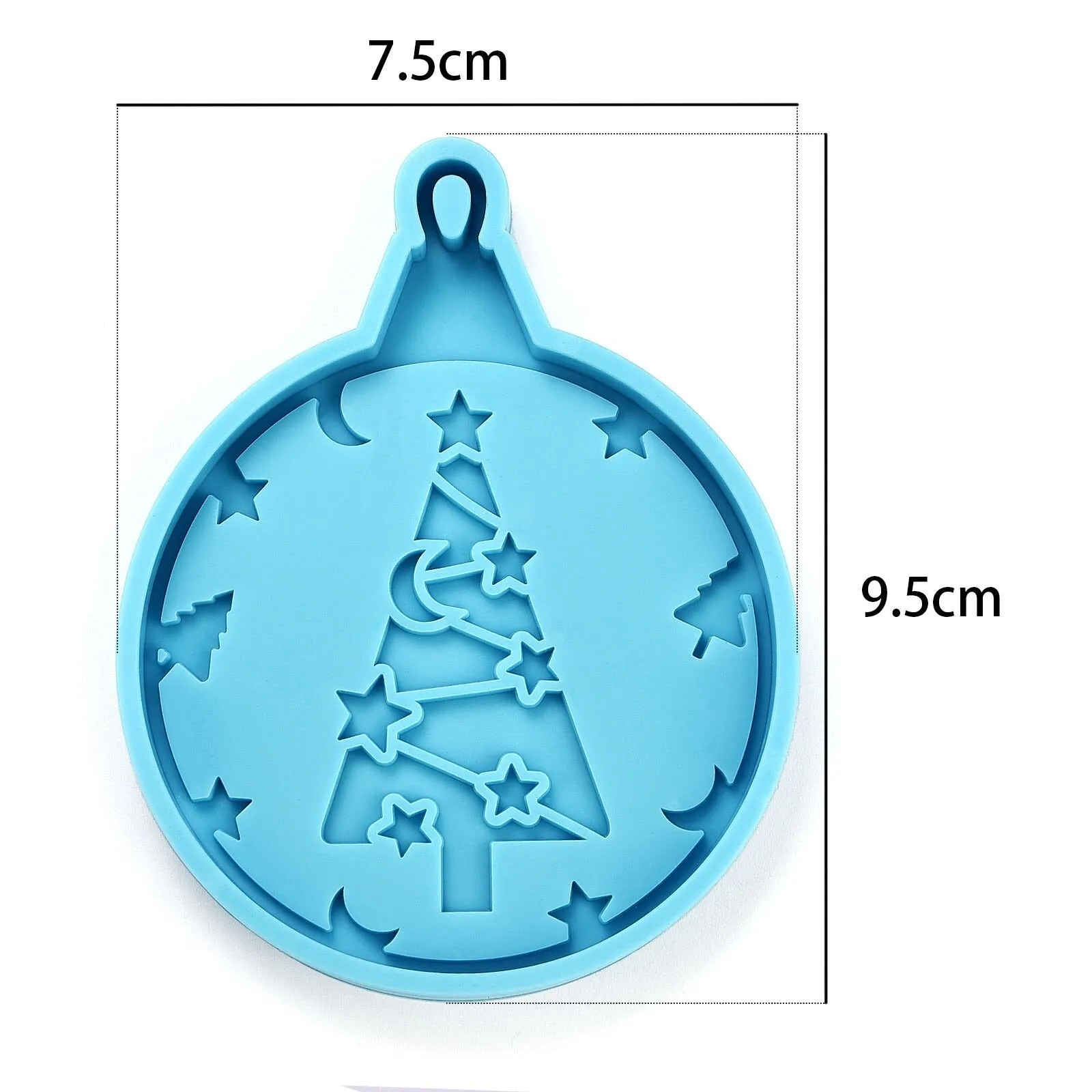Christmas Tree Resin Silicone Ornament Mold, Holiday