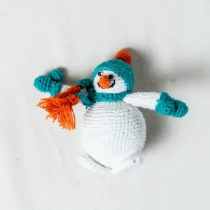 Crochet Snow Man Tree decoration