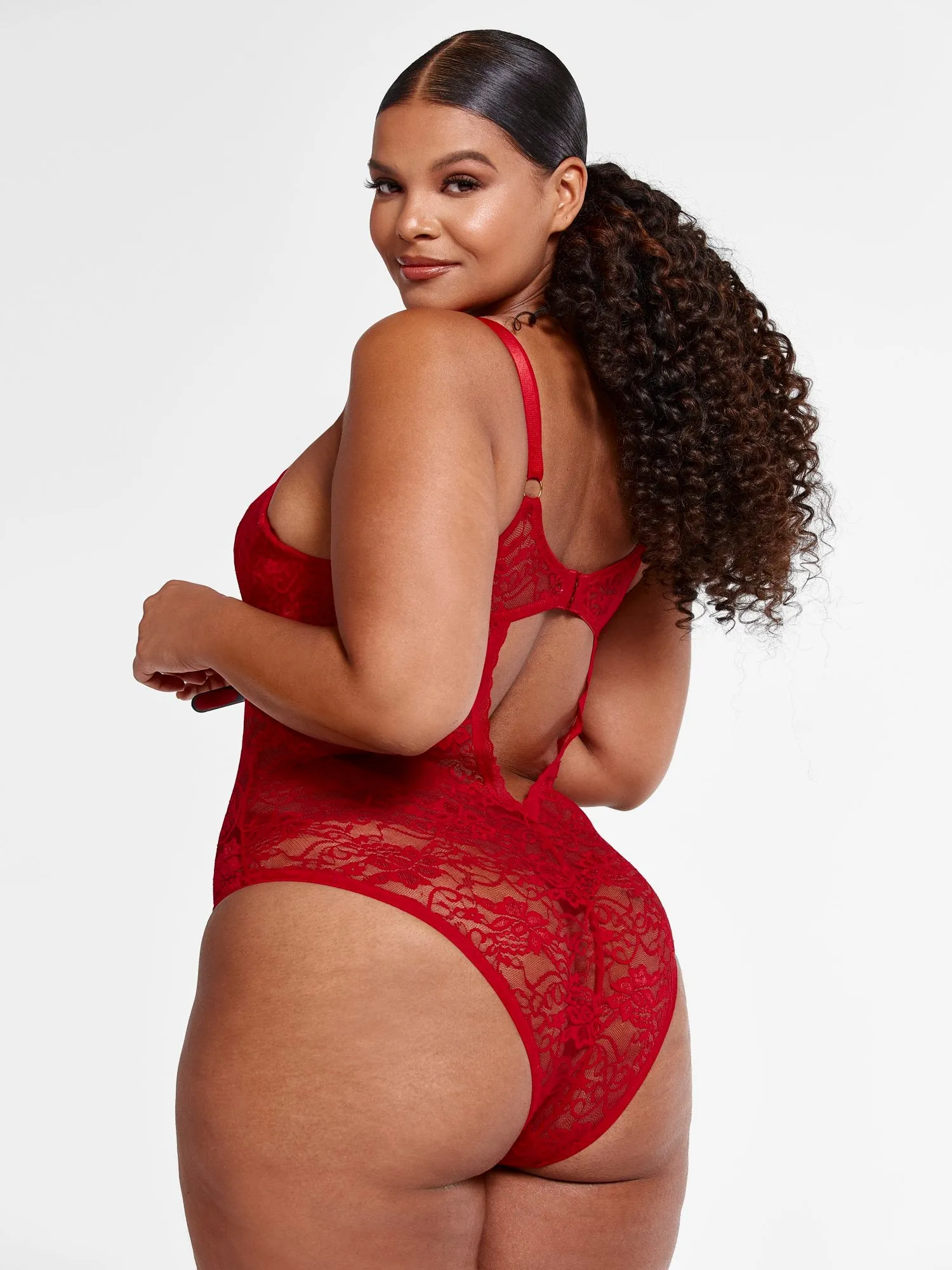 Deborah Strappy Lace Bodysuit