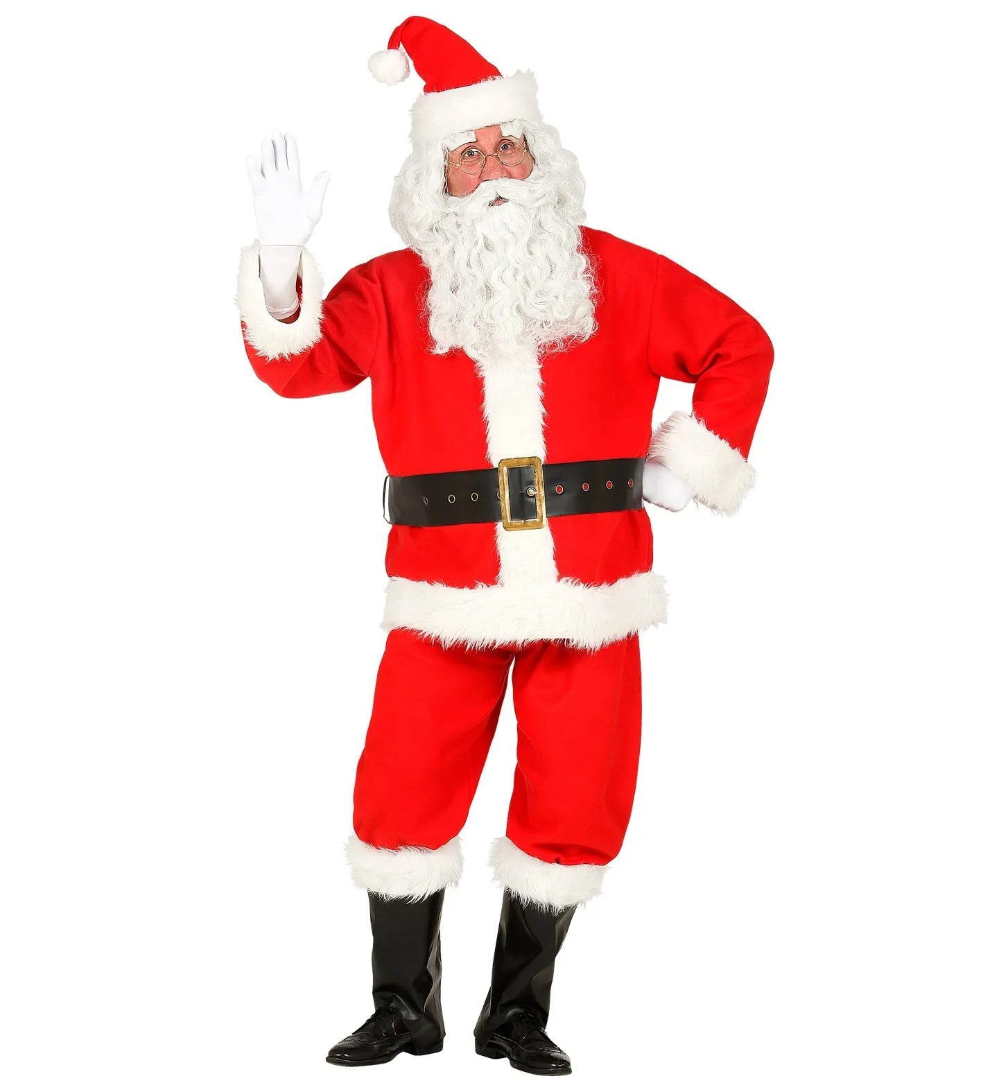 Deluxe Santa Claus Suit 5 Piece Costume