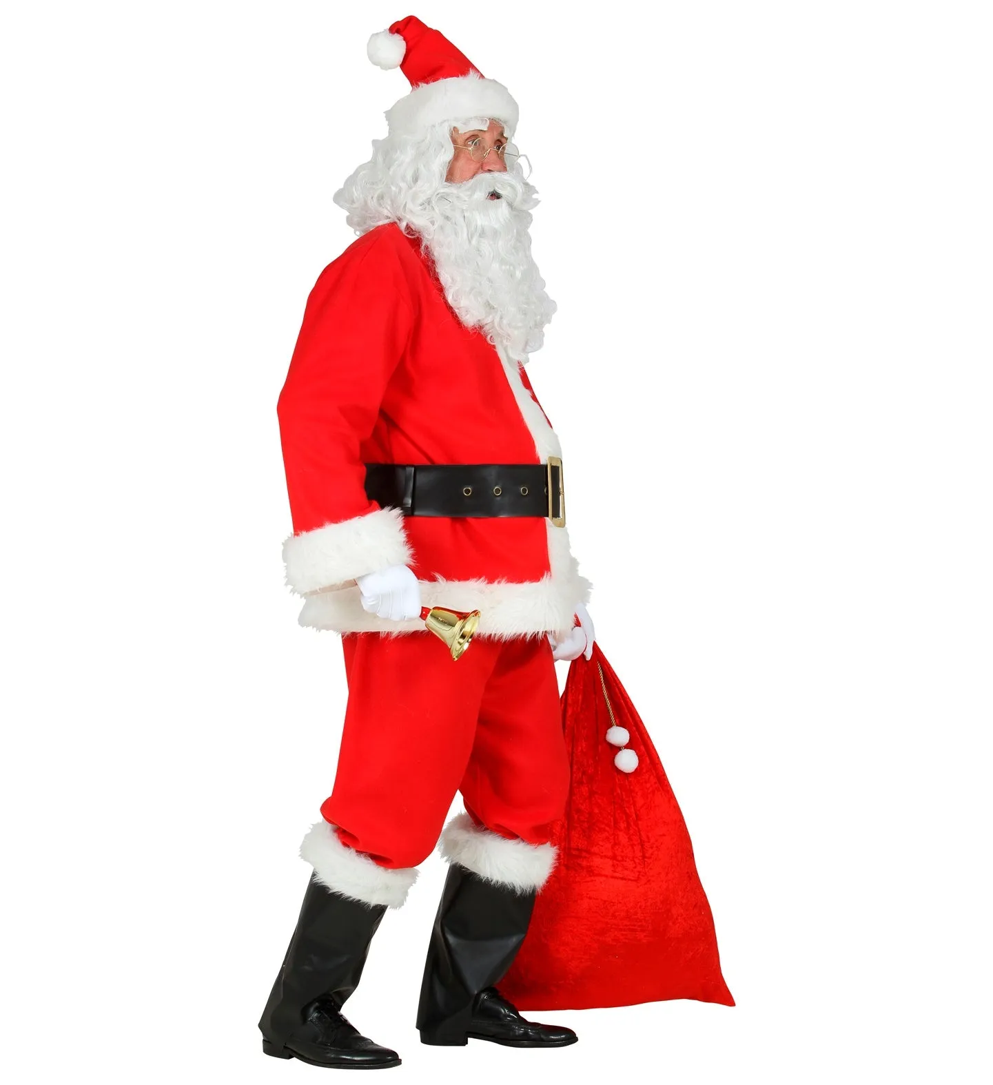 Deluxe Santa Claus Suit 5 Piece Costume