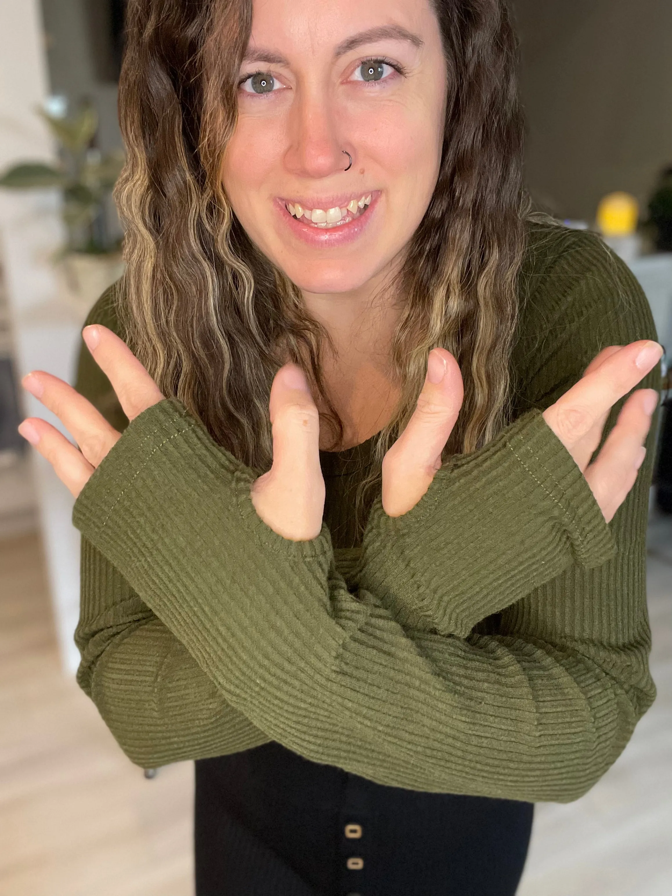 Down home, olive bodysuit