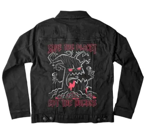 Eat The Humans Denim Jacket