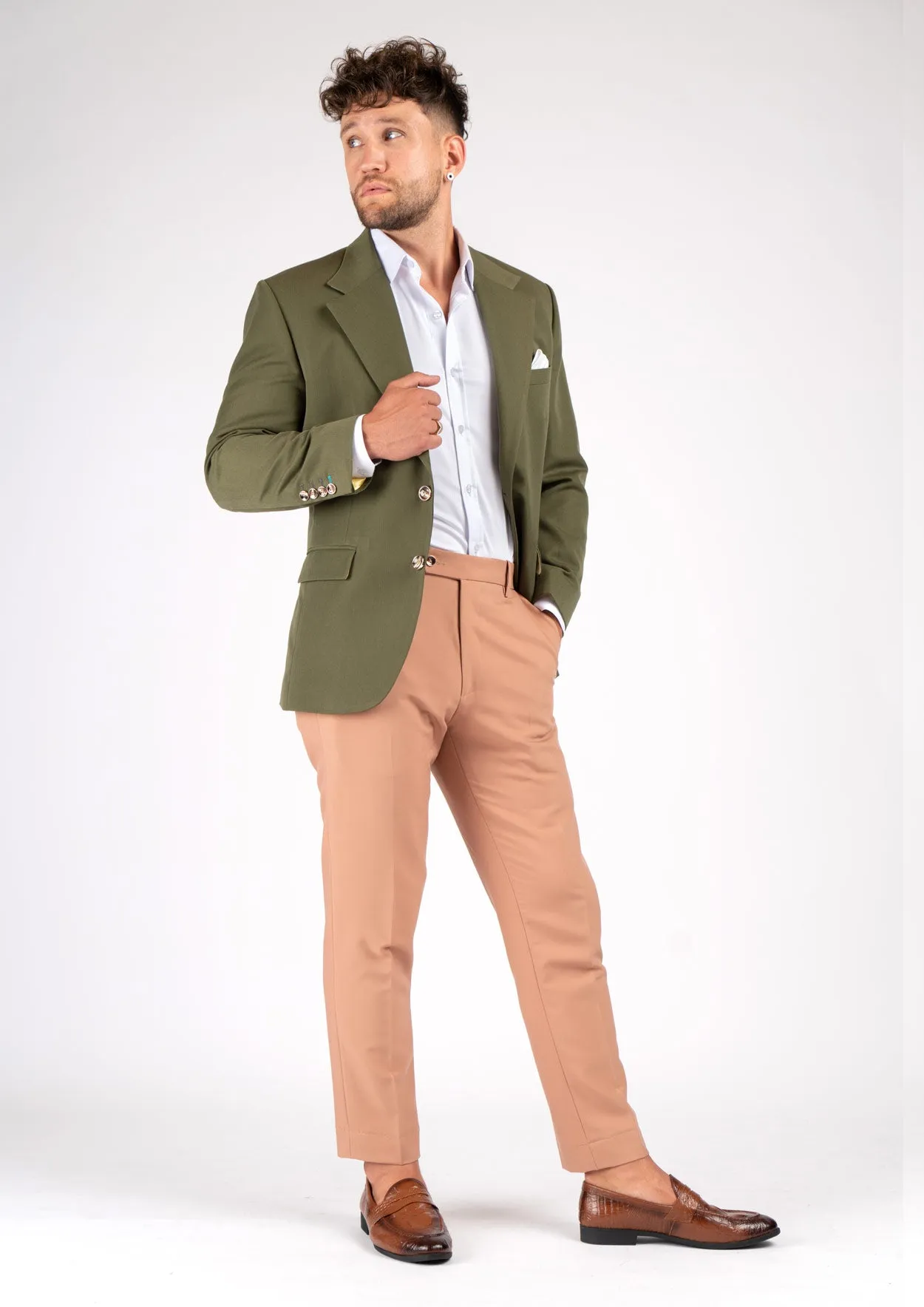 Ellis Olive Cotton Jacket