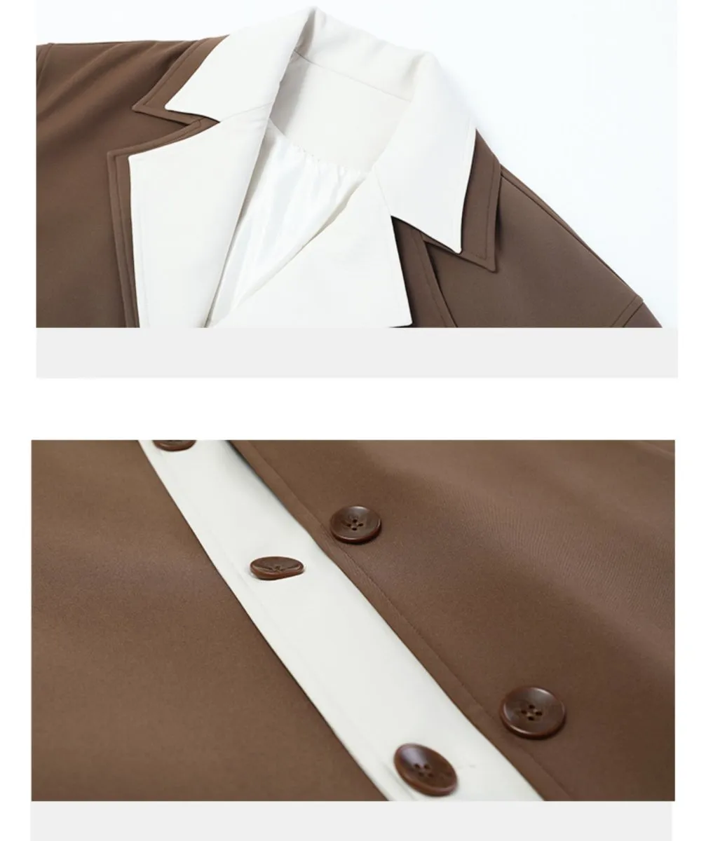 Fake Two Piece Down Jacket or2514