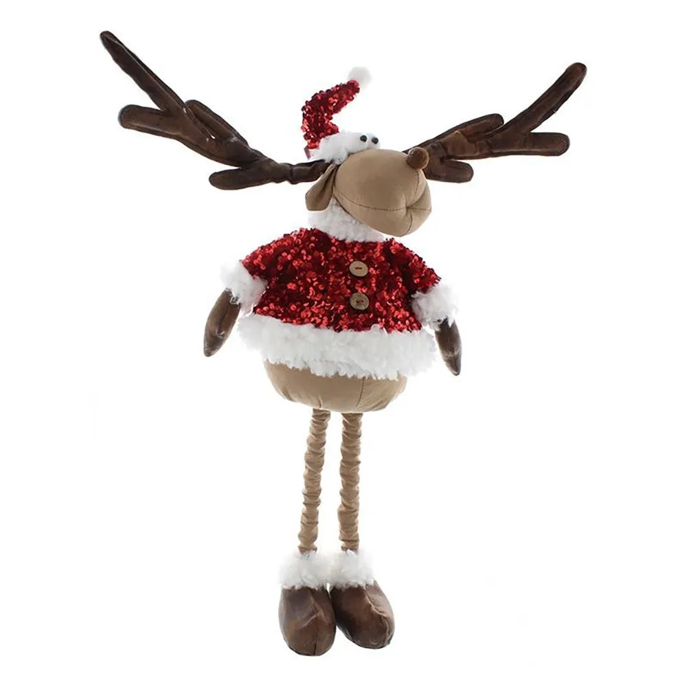 Festive Red Jacket Reindeer