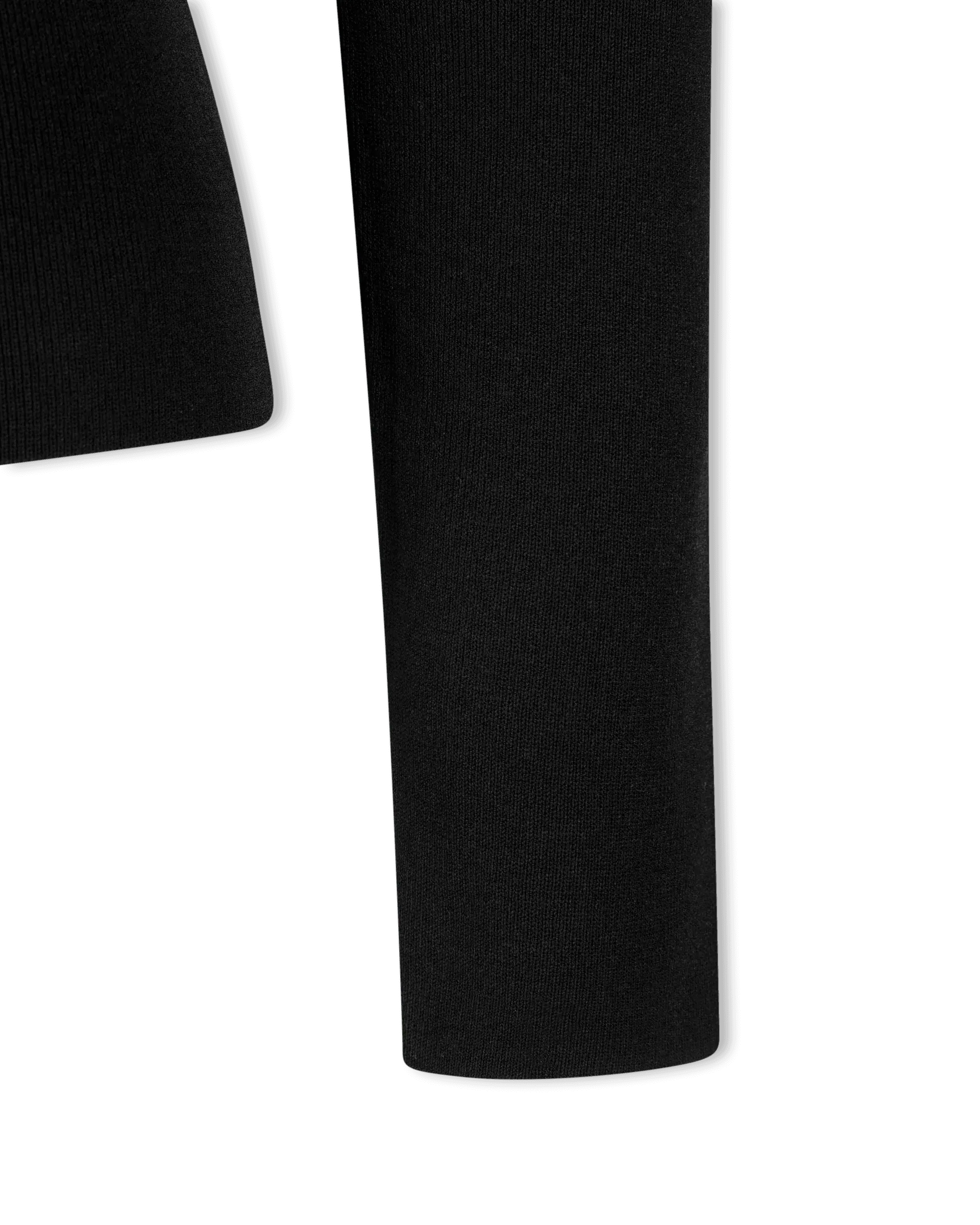 Fitted Viscose Knit Turtleneck Sweater