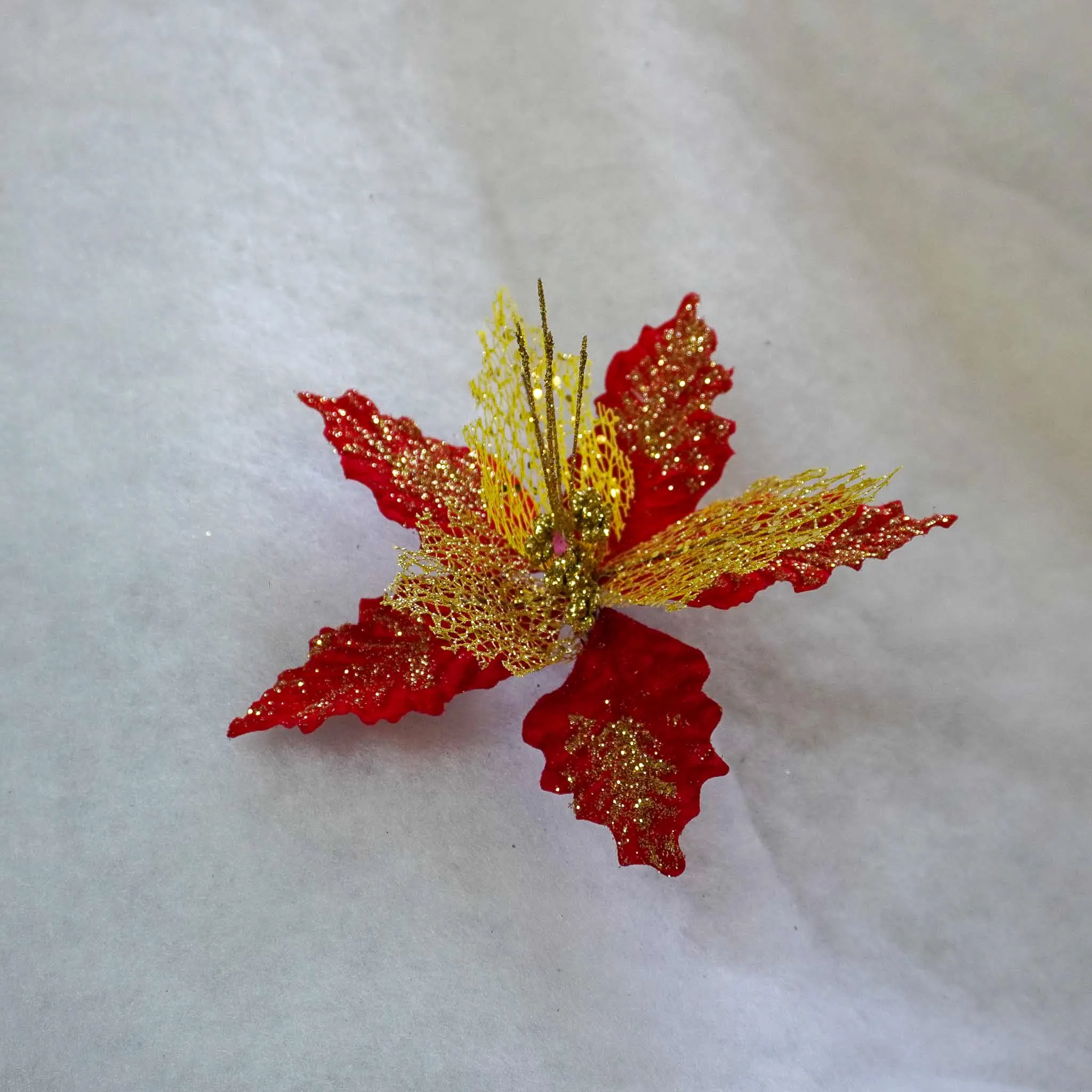 Flower with Glitter Petals