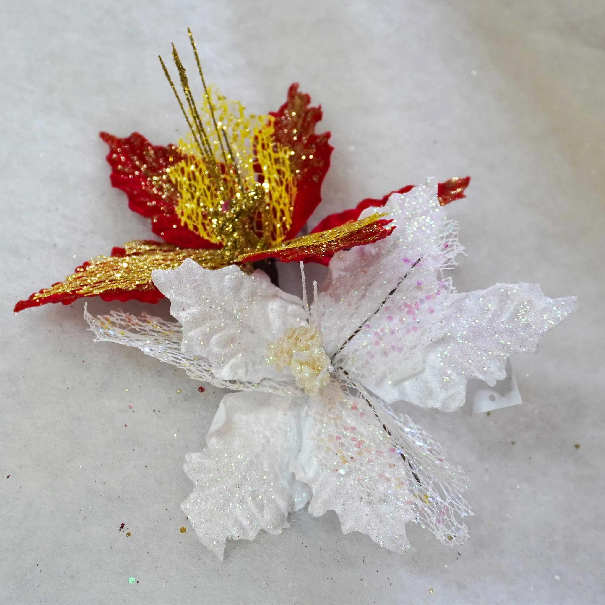 Flower with Glitter Petals
