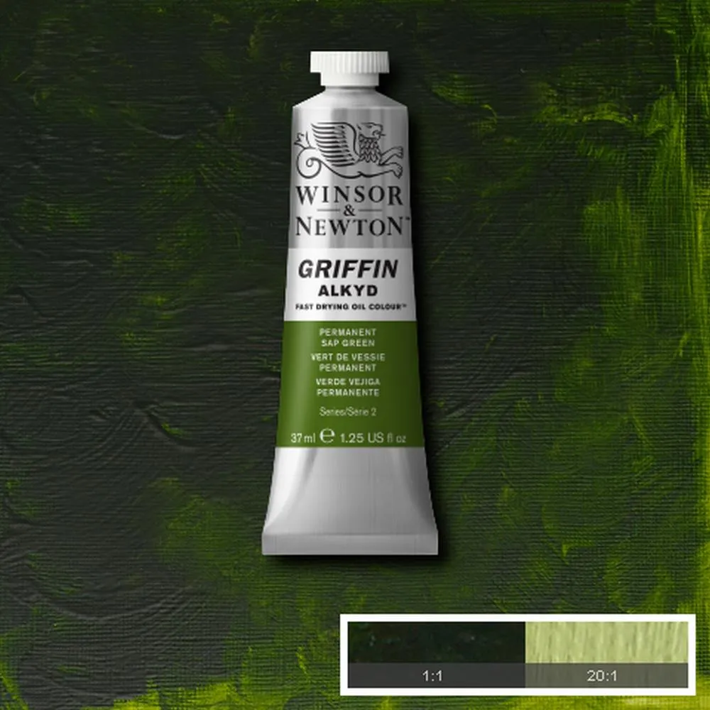 Griffin Alkyd Fast Drying Oil Colour - Permanent Sap Green