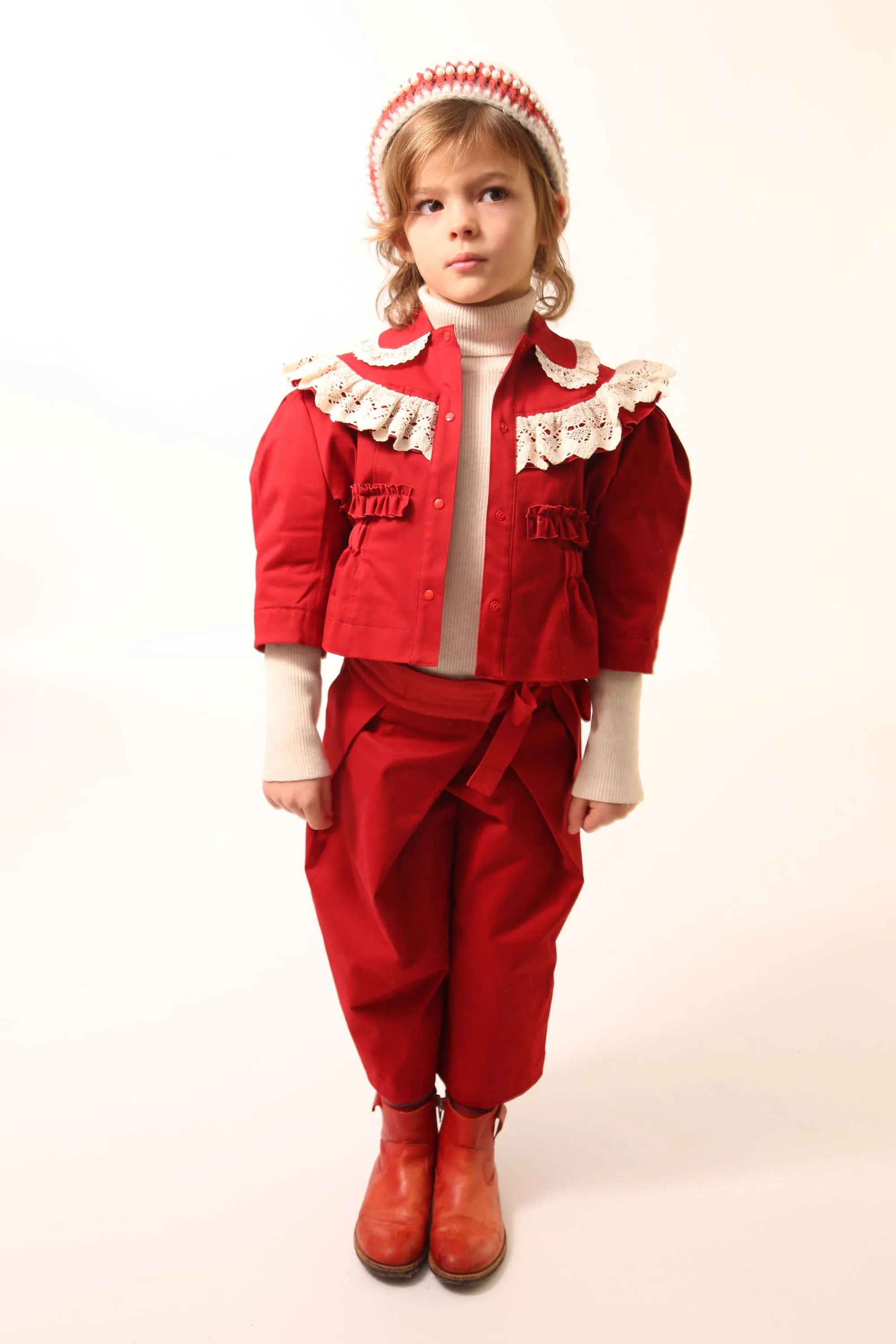 GWENN COLLARED TOPPER