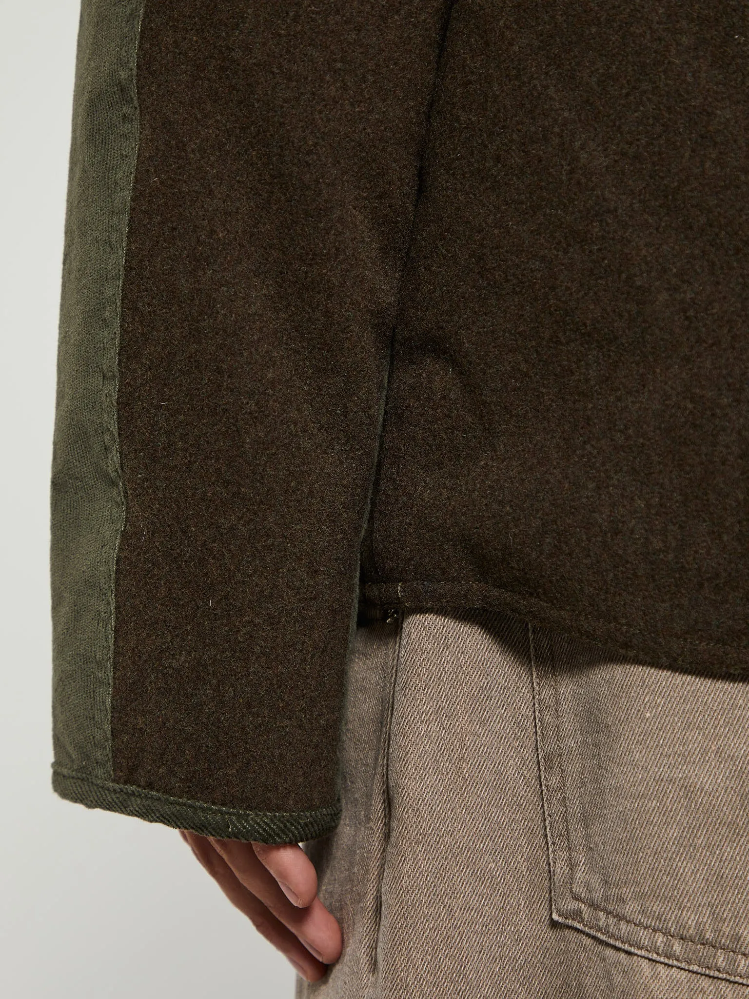 Hakon Solotex Corduroy Reversible Jacket in Ivy Green