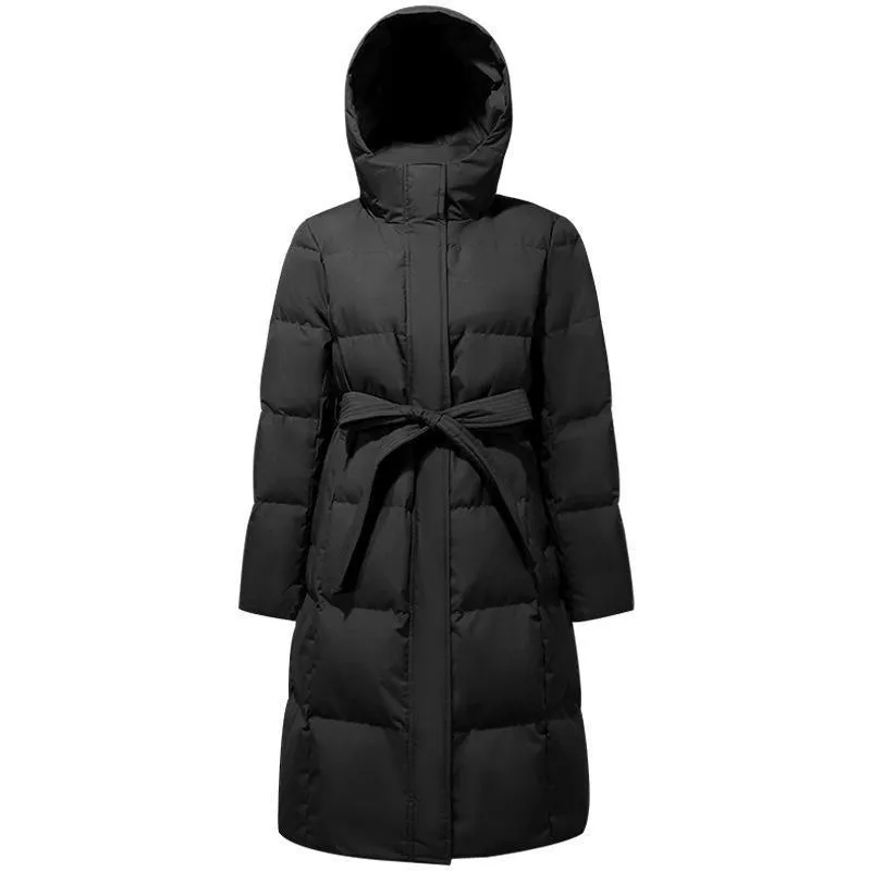 Hooded Long Goose Down Jacket