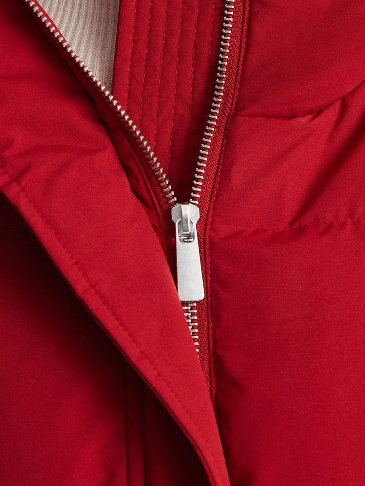 Hooded Long Goose Down Jacket