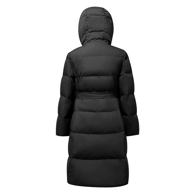 Hooded Long Goose Down Jacket